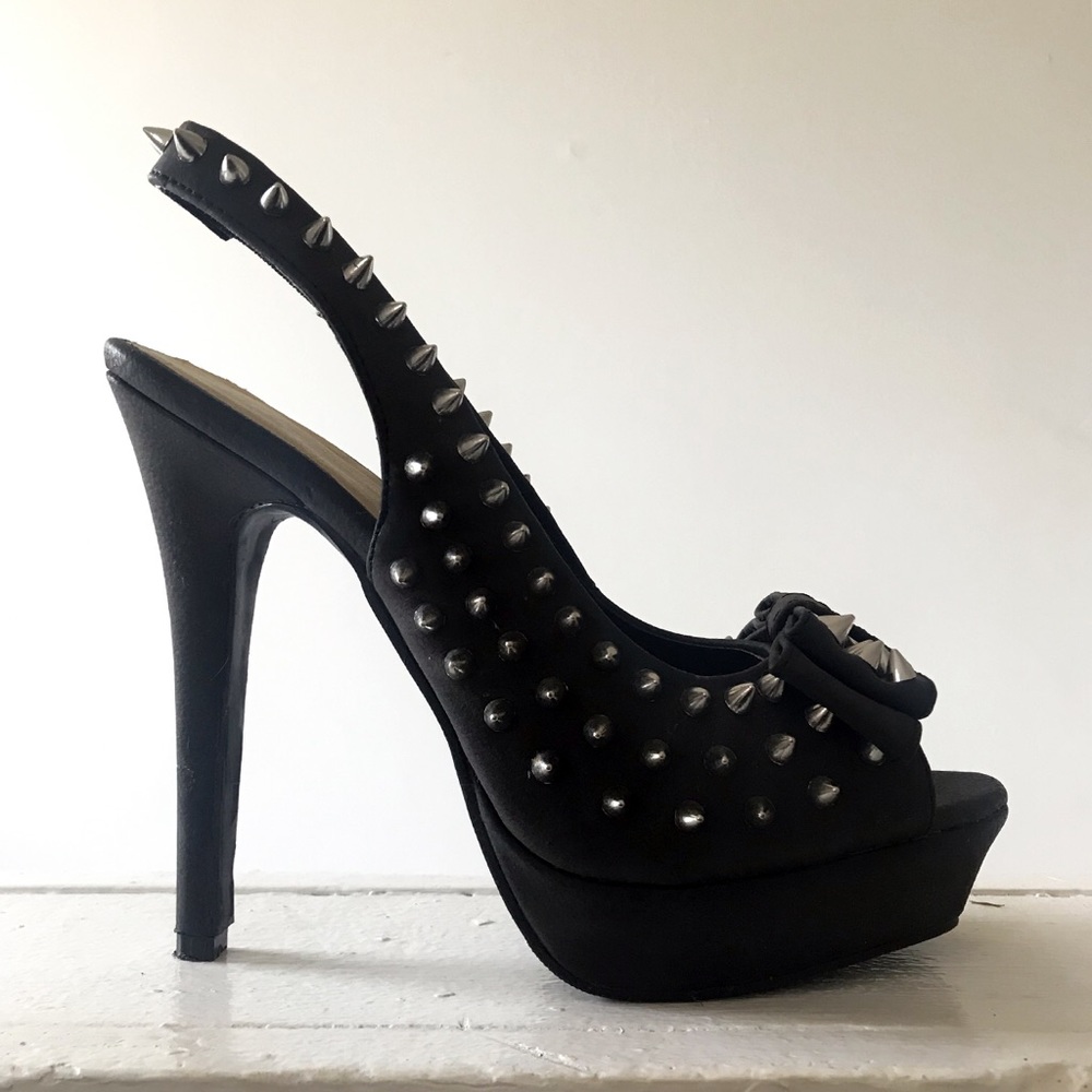 Spiked Platform Heels